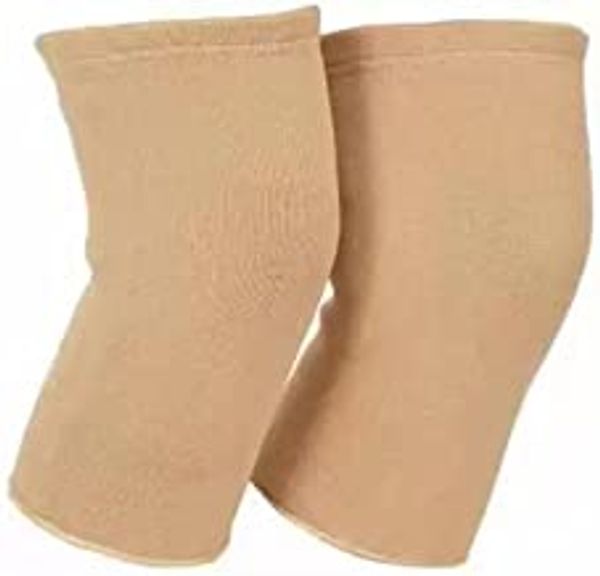 FAIRBIZPS Knee Cap Knee Support Knee Belt for Pain Relief for Men and Women Medium Size (Skin Brown)