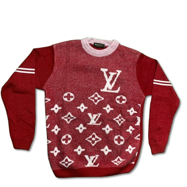 Feather Touch Woolen Jersey for Teen Boys - 36, Chocolate