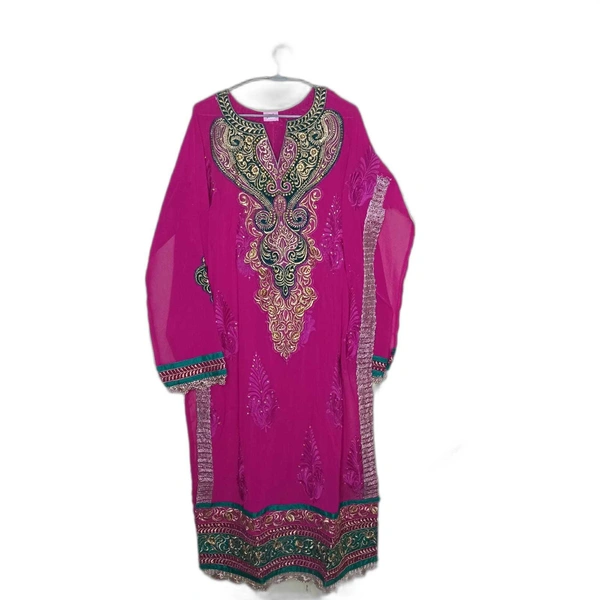 Georgette suit salwar with dupatta Unstitched code 64