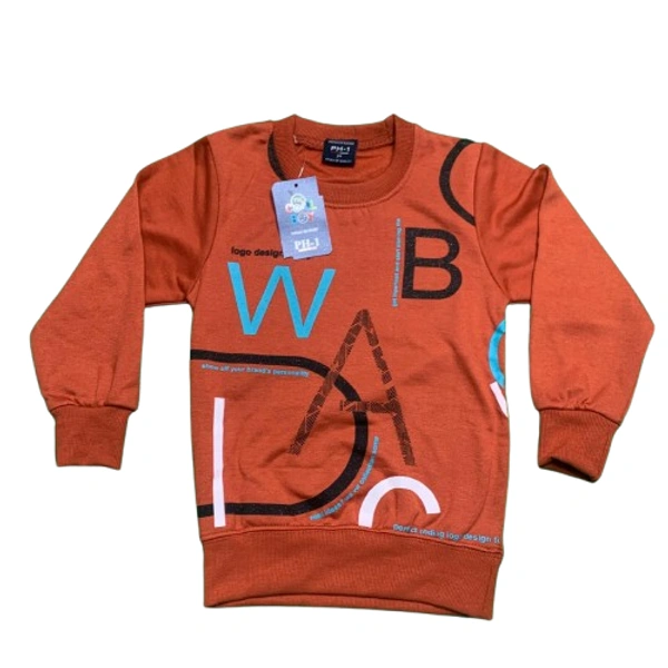 Kids Winter Glow T Shirt - 24, Orange Roughy