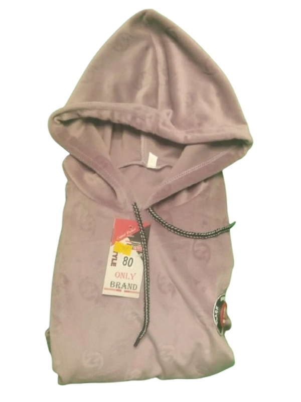 Girls Hoodie Winter 2 Piece Set - 9 to 11 years, Oriental Pink