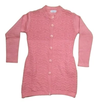 Crystal Long Ladies Cardigan 2 - free, Cranberry