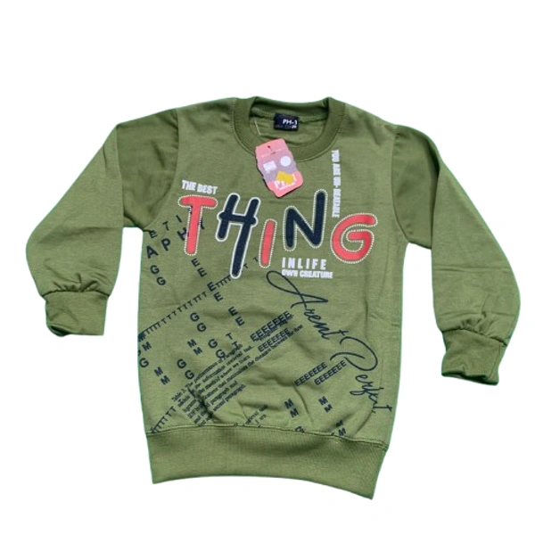 Kids Winter Glow T Shirt - 26, Parsley