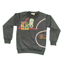 Boys Tensile wollen t shirt - 26, Natural Gray