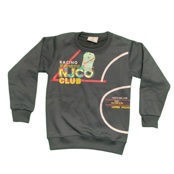 Boys Tensile wollen t shirt - 26, Natural Gray