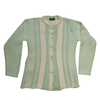 Feather Touch Ladies Cardigan 6 - free, Fountain Blue