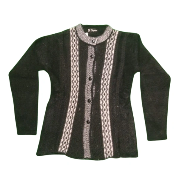 Feather Touch Ladies Cardigan 6 - free, Black