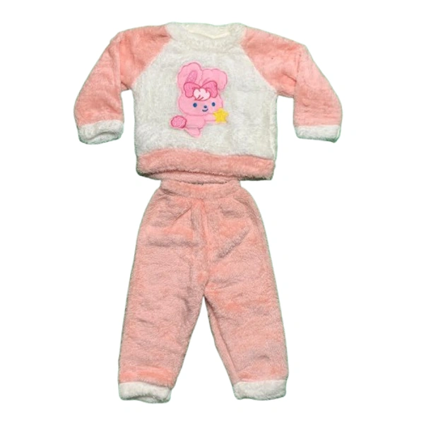 Cat-Touch Crop Set for Girls 1 - 2 to 3 years, Pink