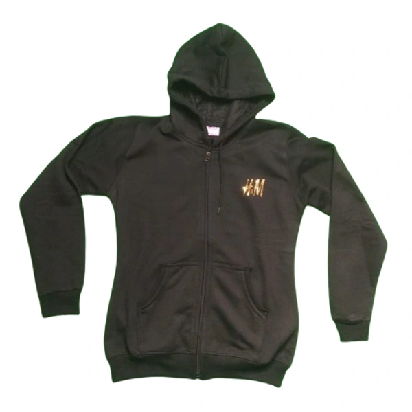 CozyCap Full-Zip Hoodie - free, Black