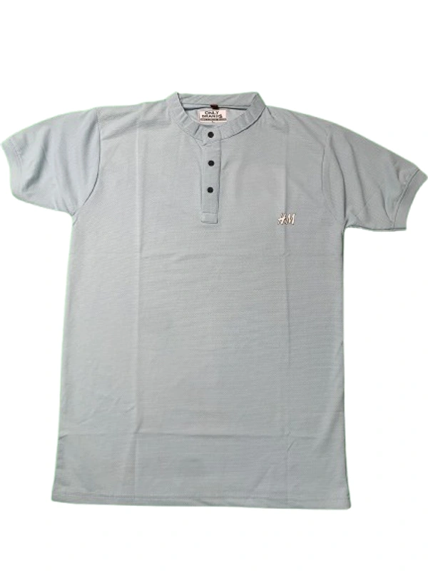 Styles Collar Imported Cloth T Shirt - L, Cascade