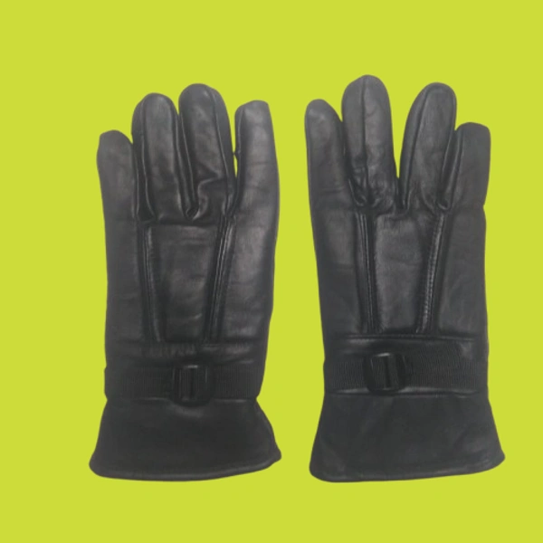 Cold Shield mens Leather Gloves - Black