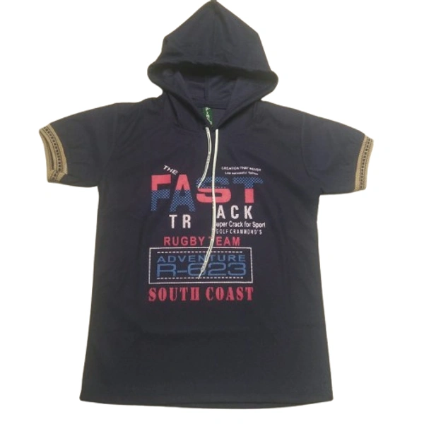 cap style t shirt kids boy - 10 to 11 years, Deep Cove
