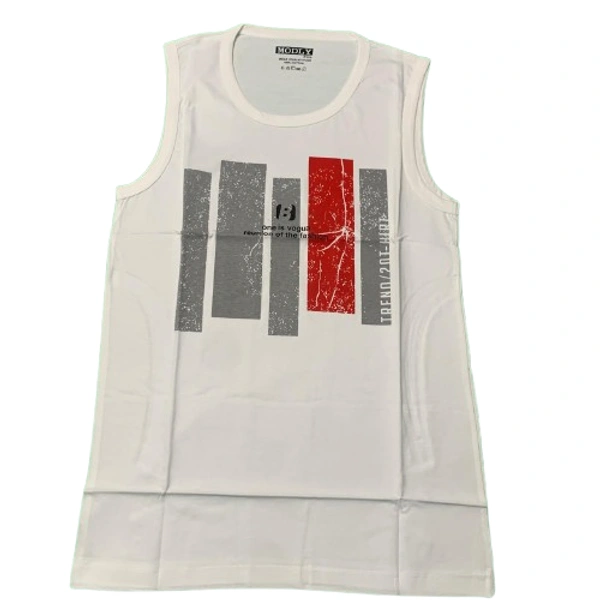 Cotton cut slip t shirt - L, White