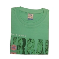Cotton Round Neck Print Half T Shirt for Kids - 6 to 7.5 years, Fruit Salad