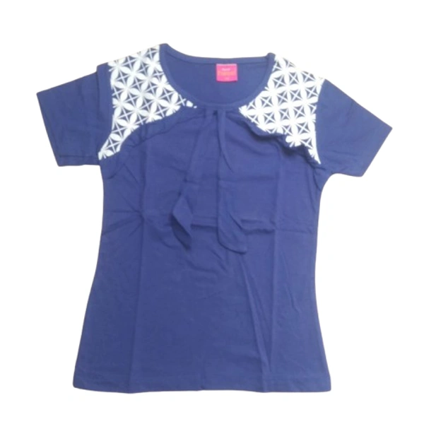Cotton T Shirt Kids Girls - 7 to 8 year, 34, Governor Bay
