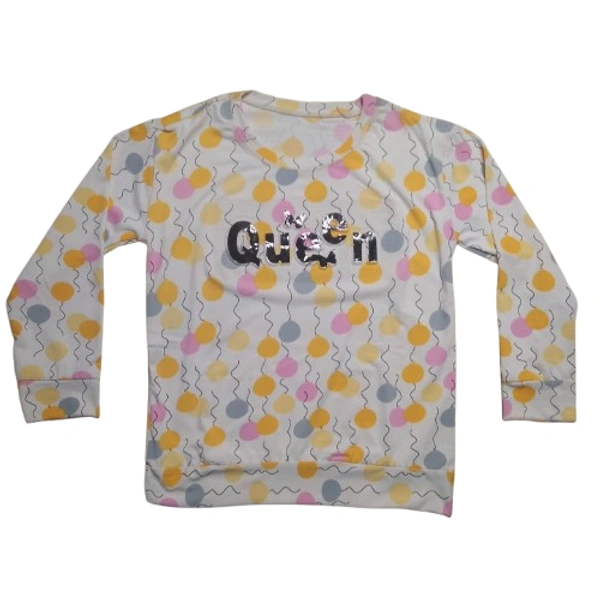 Crop print girl t shirt - 15 to 25 year, L