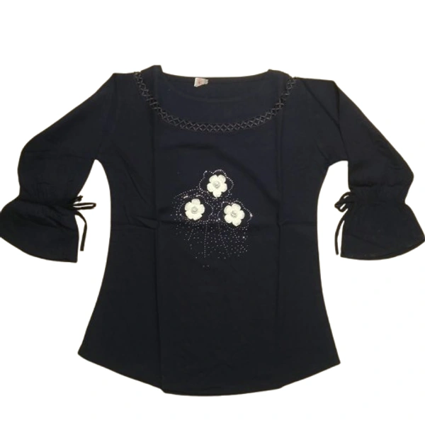 three flower girl top 3 - 15 to 25 year, XL, Ebony