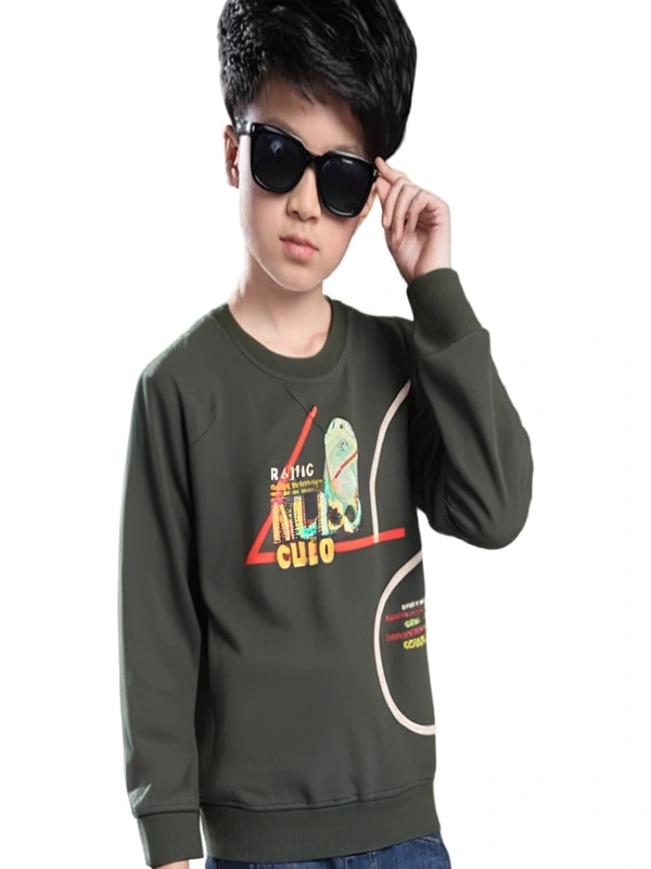 Boys Tensile wollen t shirt - 26, Natural Gray