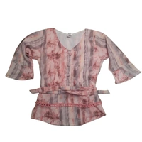 Imported Crop Kids Girl Top - 7 to 8 year, 36, Sunglo