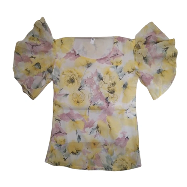 Love stone kids girl top - 7 to 8 year, M, Bird Flower