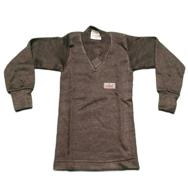 oswal inner v neck - 45, Sandstone