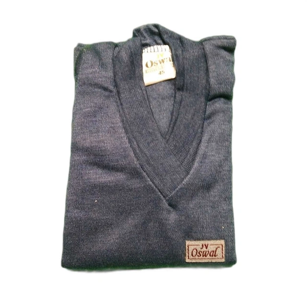 oswal inner v neck - 45, Sandstone