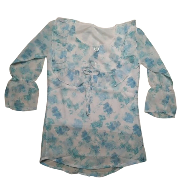 printed girl top 5 - Free, Morning Glory, 15 to 25 year