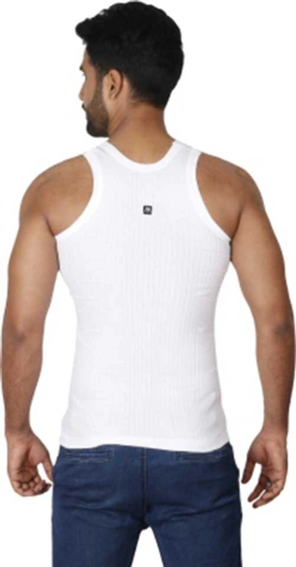 TT,RUPA,DOLLAR Pure Cotton White Lining Vest - 100