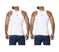 TT,RUPA,DOLLAR Pure Cotton White Lining Vest pack - 85, white