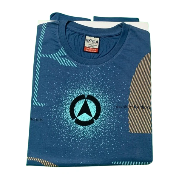 Round neck cottan print t shirt - XXL, Port Gore
