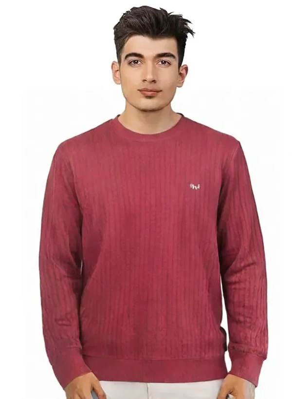 Self Long Lining T Shirt - XL, Dark Burgundy