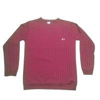 Self Long Lining T Shirt - XL, Dark Burgundy