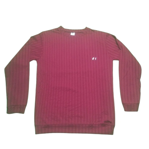 Self Long Lining T Shirt - XL, Dark Burgundy