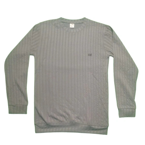 Self Long Lining T Shirt - L, Gray