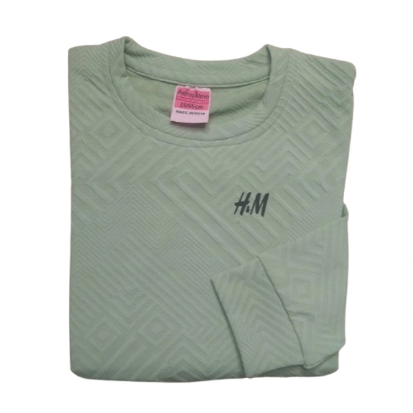Self Square Stretchable t shirt kids boy - 5 to 6 years, Schist