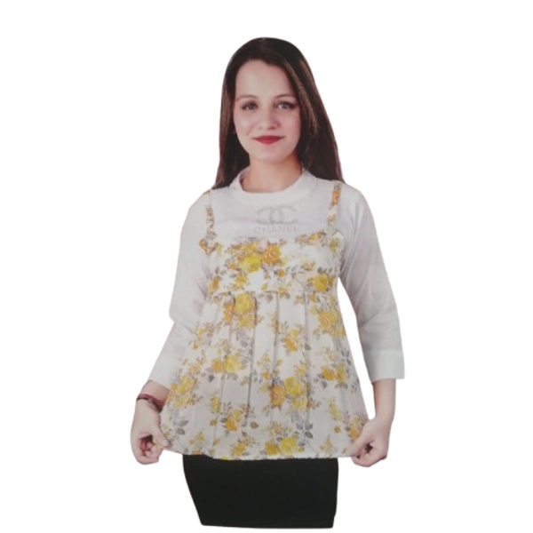 strap Girl Top - 10 to 12 year, L, Celery