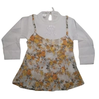 strap Girl Top - 10 to 12 year, L, Celery