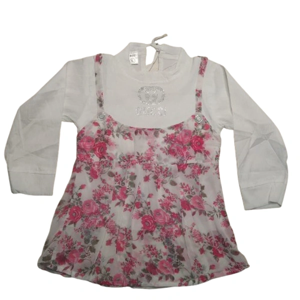 strap Girl Top - 10 to 12 year, L, Red