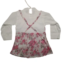 strap Girl Top - 10 to 12 year, L, Red