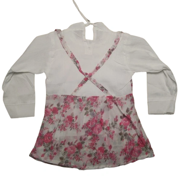 strap Girl Top - 10 to 12 year, L, Red