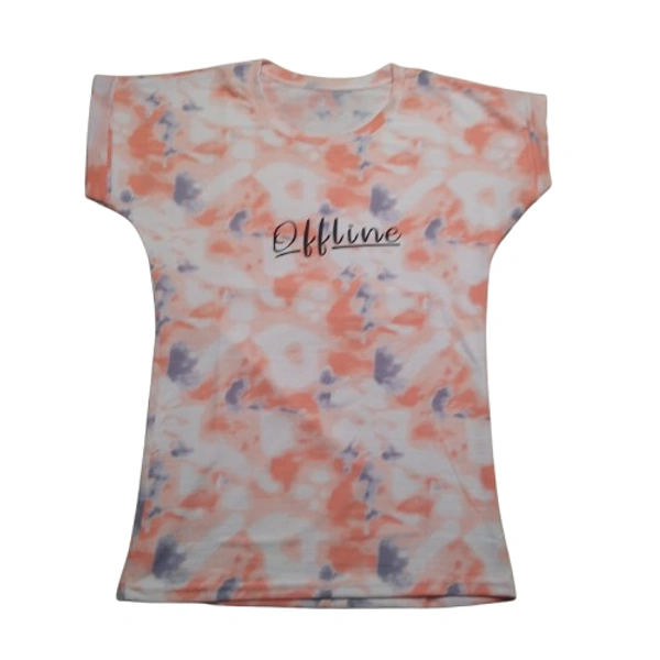 stretchable girl t shirt - 15 to 25 year, Free, Pomegranate
