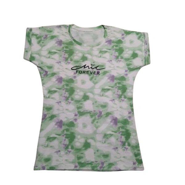 stretchable girl t shirt - 15 to 25 year, Free, Fern