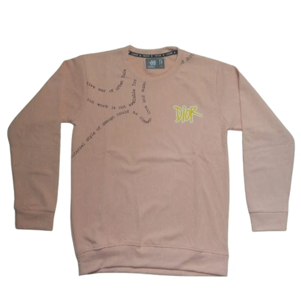 Stretchable print t shirt kids boy 896 - 11 to 12 years, Pink