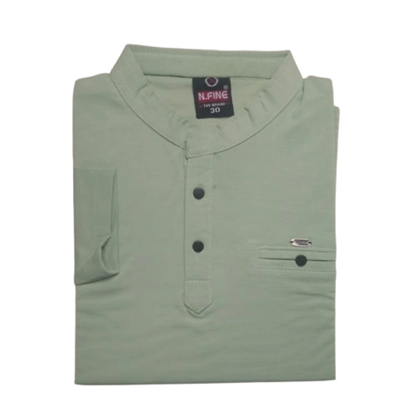 super stretch collar t shirt kids boy - 8 to 9.5 years, Feijoa