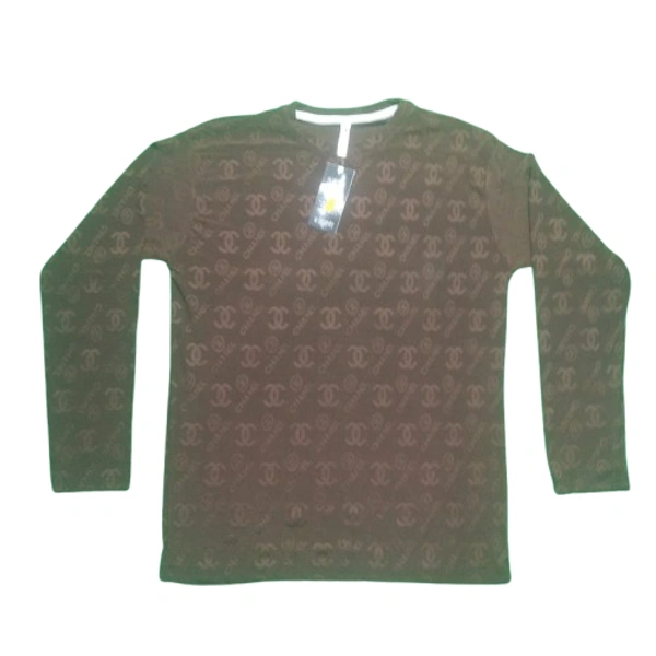 Super Stretch Self Design T Shirt - M, Spicy Mix
