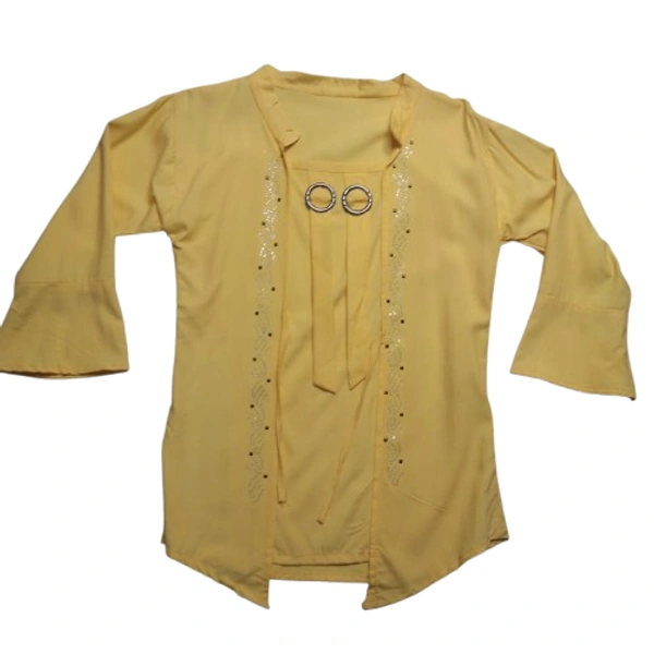 two in one girl top 4 - Free, Yellow, 15 to 25 year