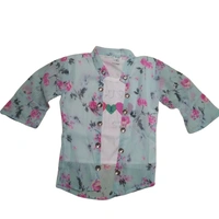 Two in One Kids Girl Top - 5 to 6 year, S, Morning Glory