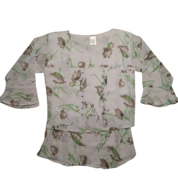Up and down  Girl Top 2 - 10 to 12 year, L, Green