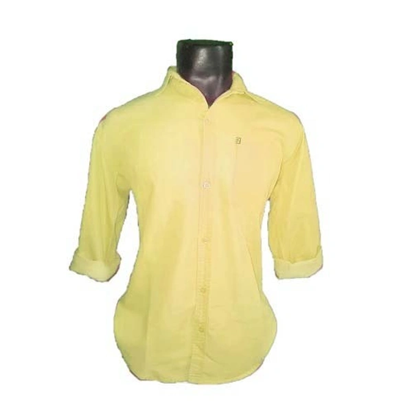 Big bee Mens cotton plain shirt - 44, Starship
