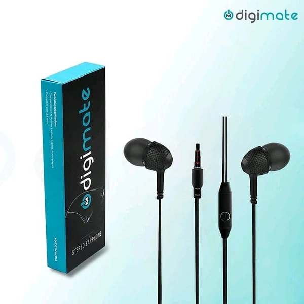 Digimate In the Ear Wired Earphones With Mic